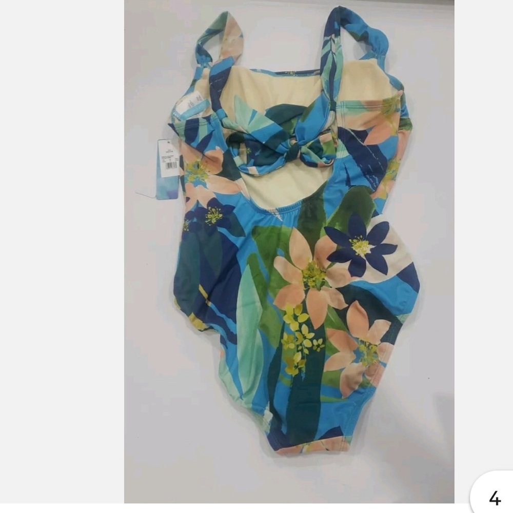 Floral One-Piece Miracle Swimsuit - Picture 2 of 8
